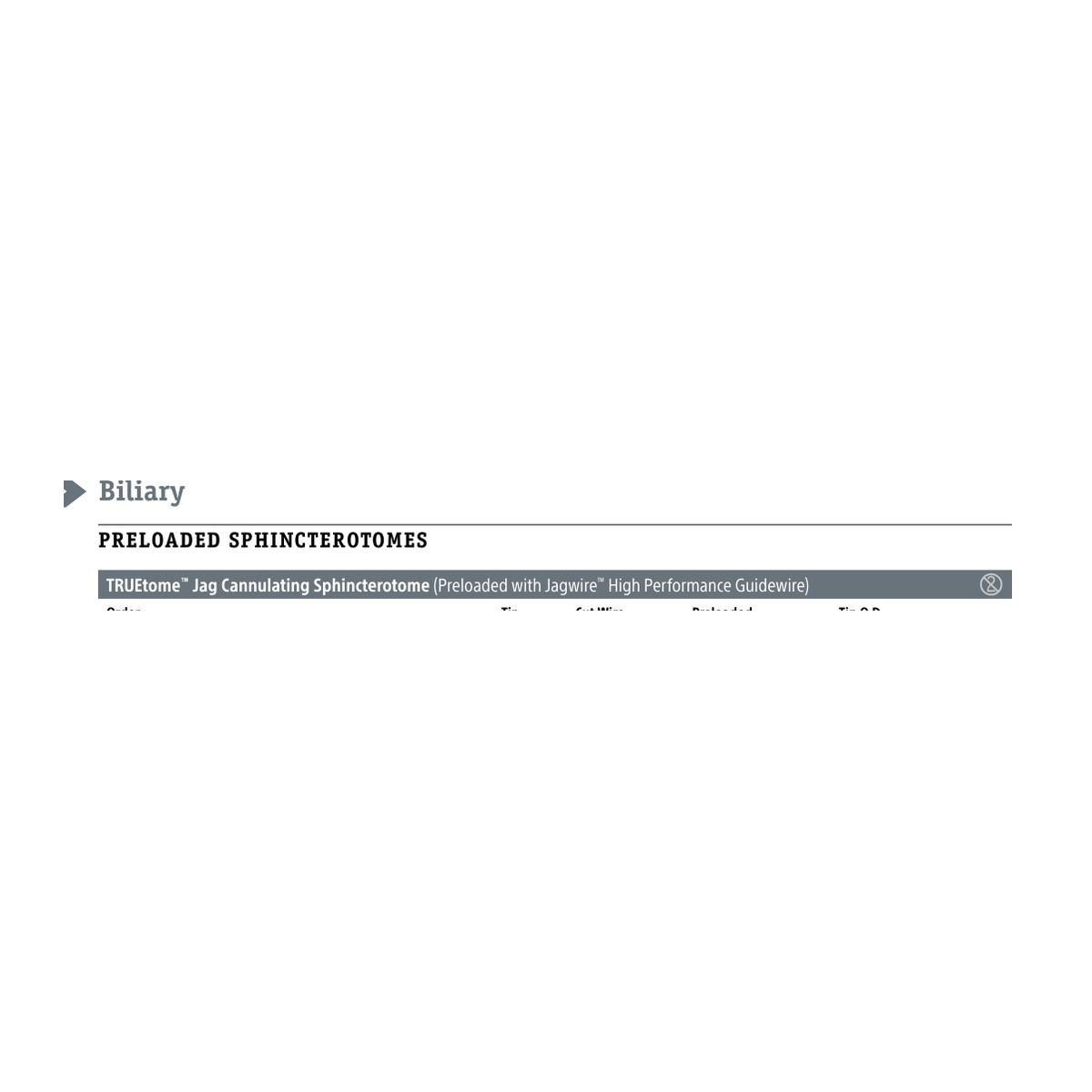 Boston Scientific TRUEtome ™ Jag Cannulating Sphincterotome (Preloaded with Jagwire ™ High Performance Guidewire)