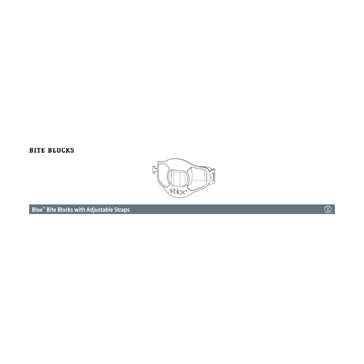 Boston Scientific Blox ™ Bite Blocks with Adjustable Straps