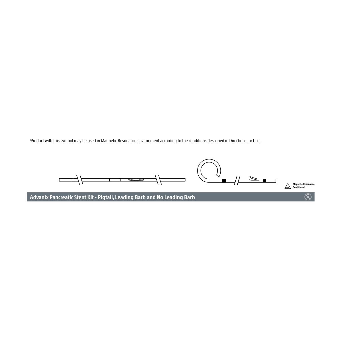 Boston Scientific Advanix Pancreatic Stent Kit - Pigtail, Leading Barb and No Leading Barb
