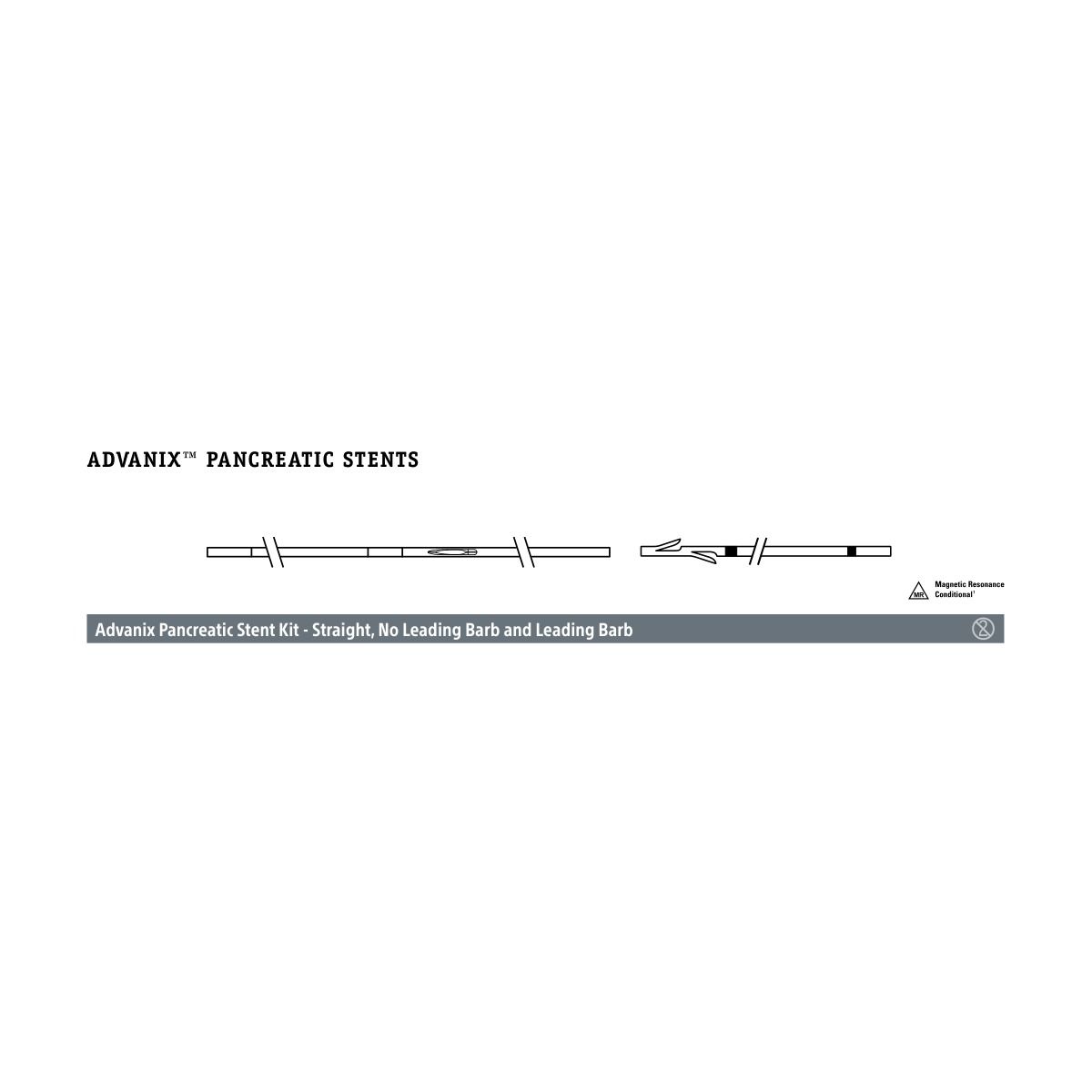 Boston Scientific Advanix Pancreatic Stent Kit - Straight, No Leading Barb and Leading Barb