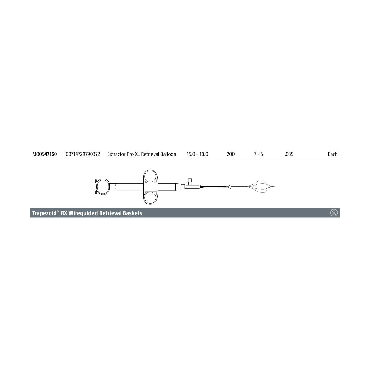 Boston Scientific Trapezoid ™ RX Wireguided Retrieval Baskets