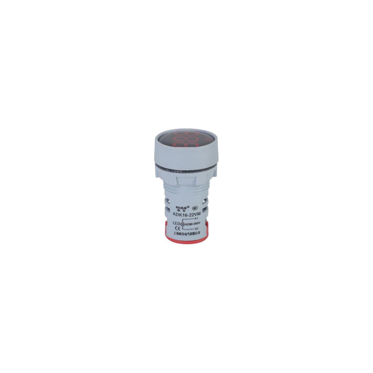Voltage indicator - round