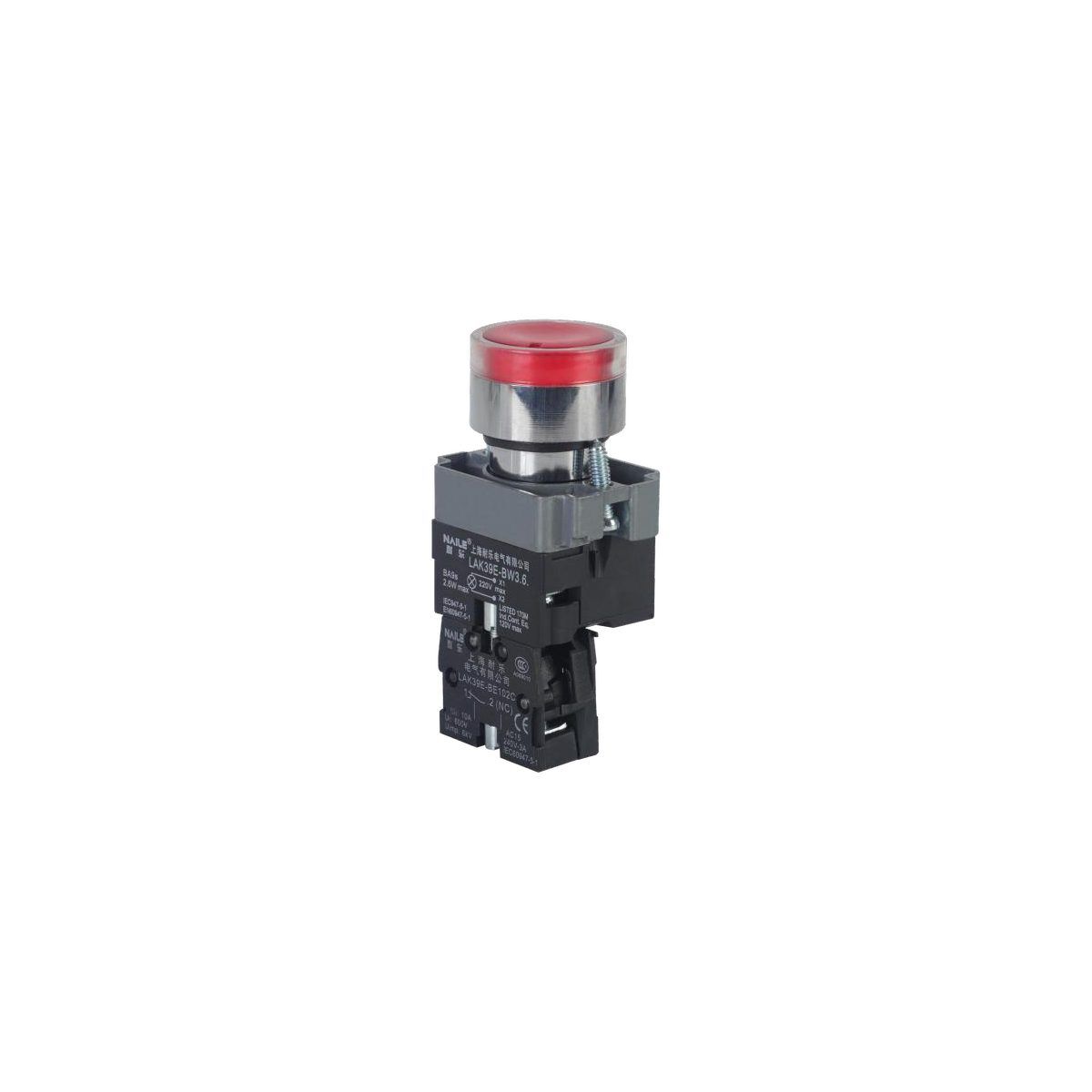 Lighted button (LAK39E-BW3361)