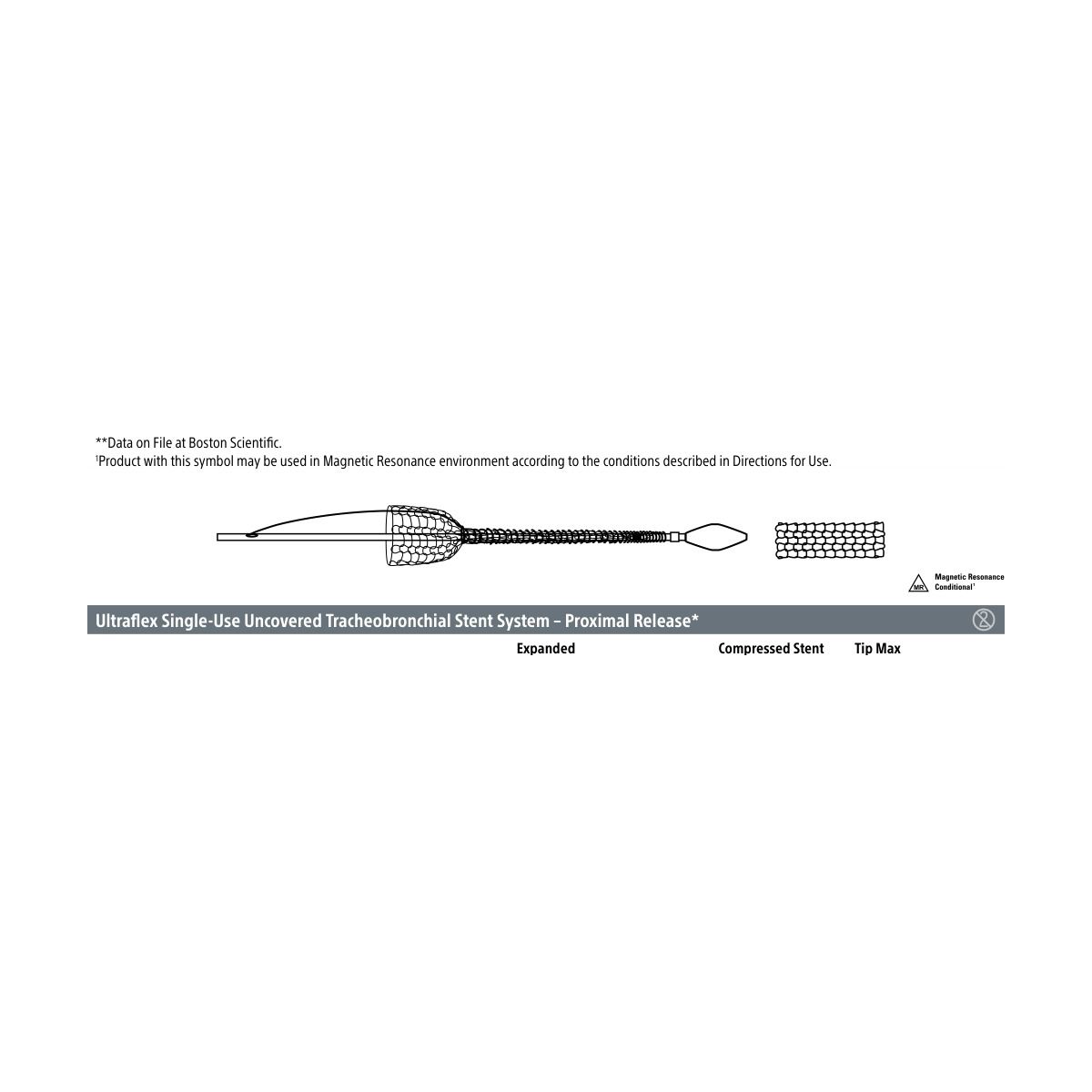 Boston Scientific Ultraflex Single-Use Uncovered Tracheobronchial Stent System – Proximal Release*