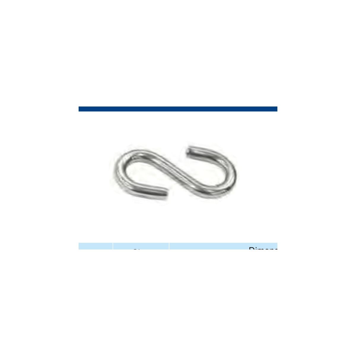 HaoSail Stainless Steel S Hook