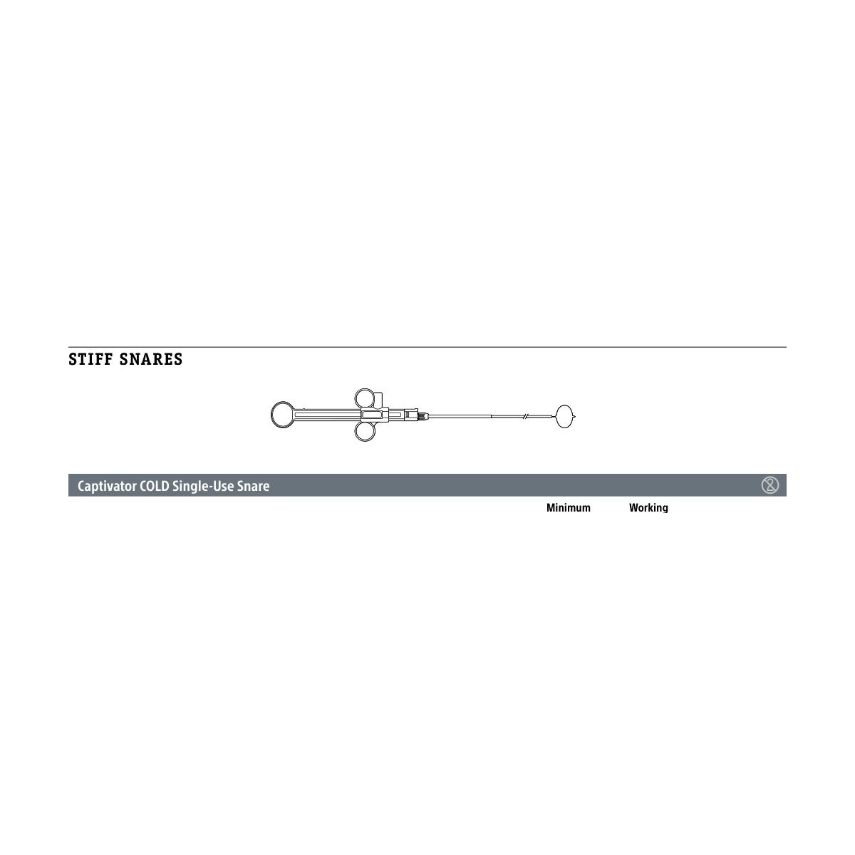Boston Scientific Captivator COLD Single-Use Snare