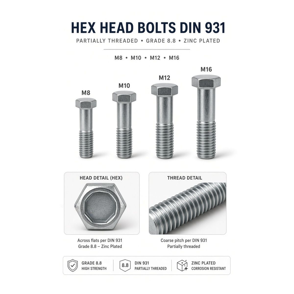 ST Fastener Complete Fastener Set