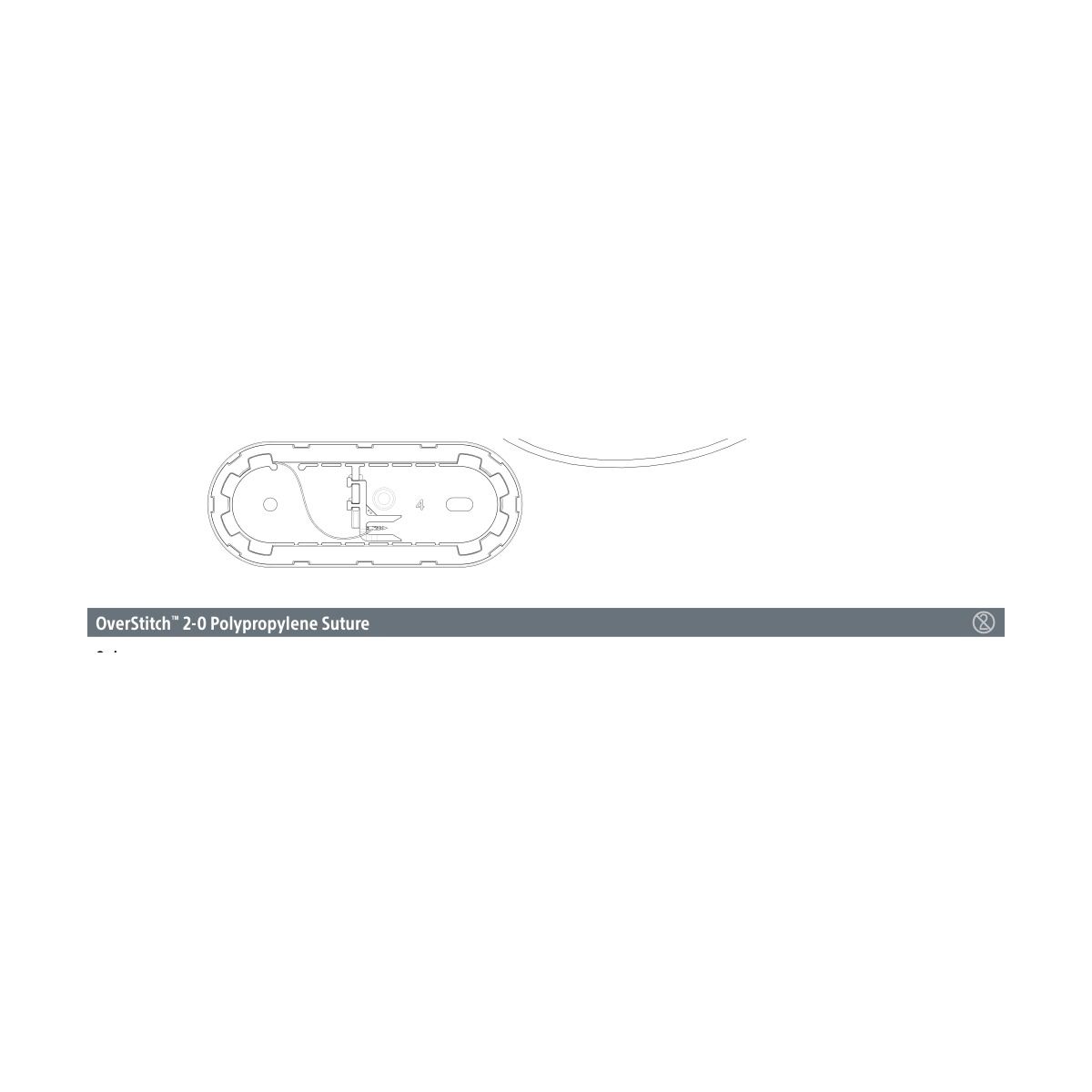 Boston Scientific OverStitch ™ 2-0 Polypropylene Suture