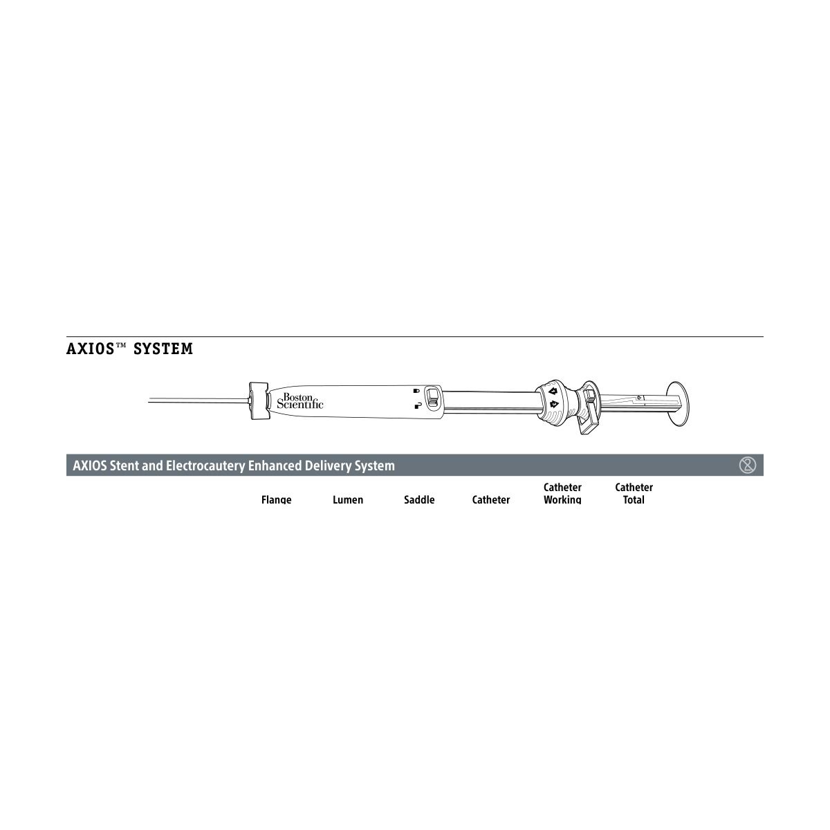 Boston Scientific AXIOS Stent and Electrocautery Enhanced Delivery System