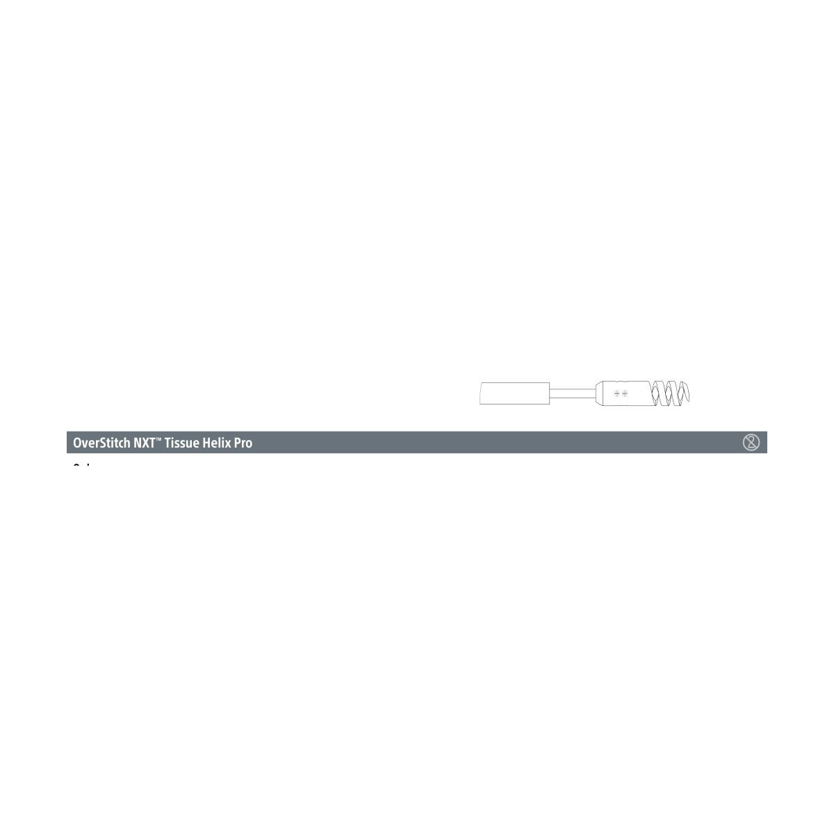 Boston Scientific OverStitch NXT ™ Tissue Helix Pro