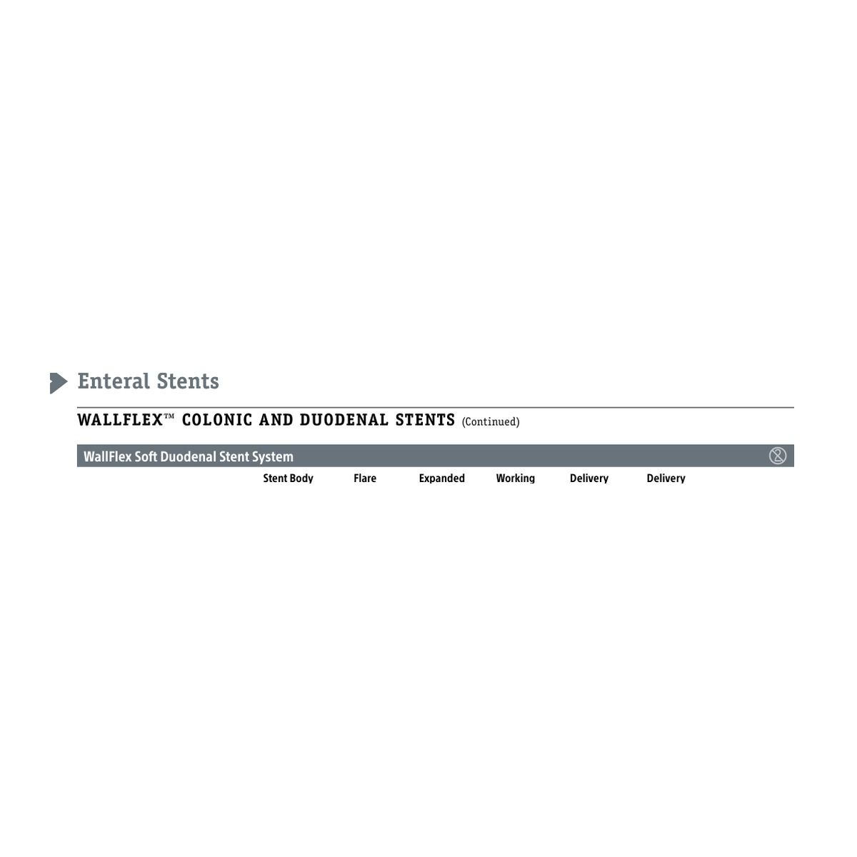 Boston Scientific WallFlex Soft Duodenal Stent System