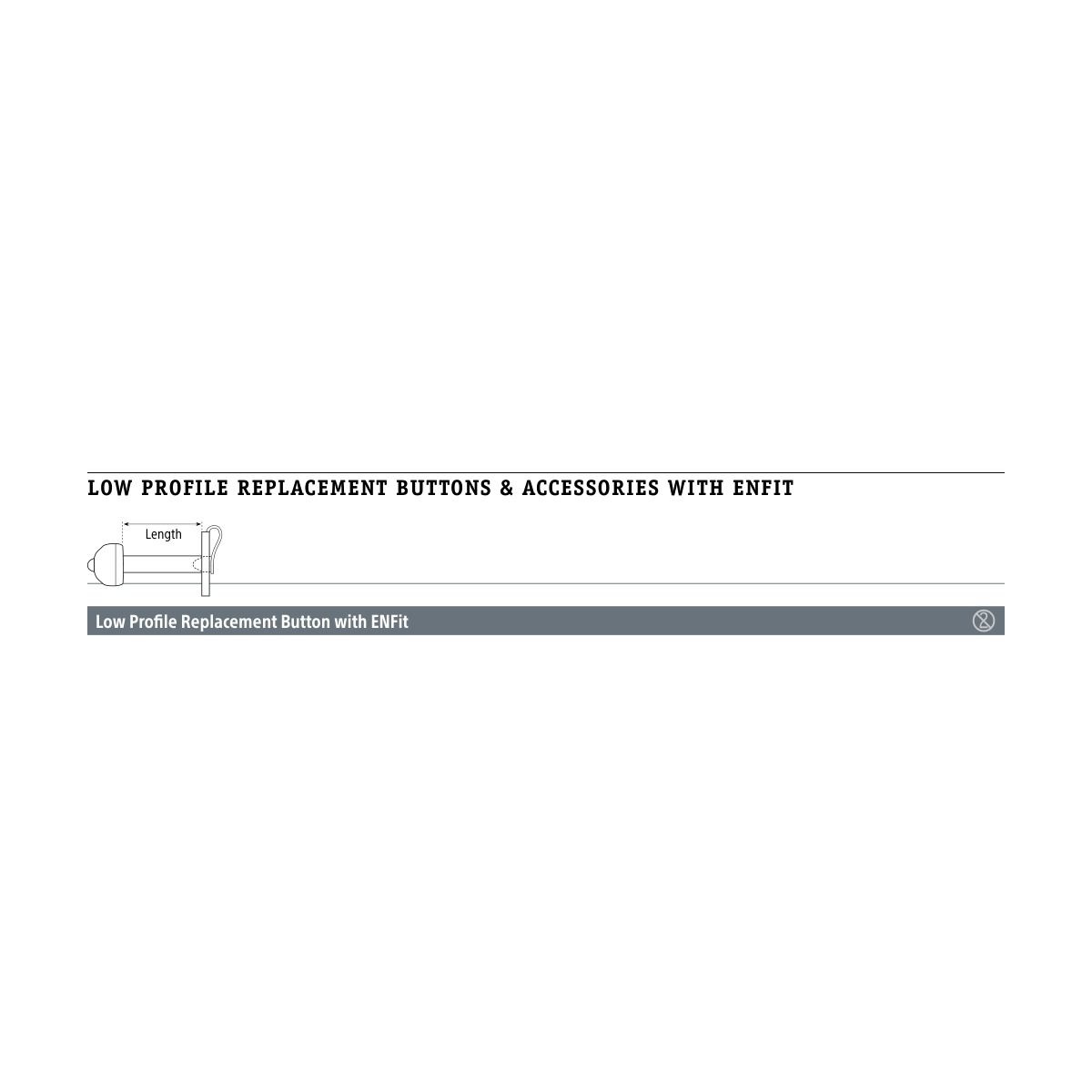 Boston Scientific Low Profile Replacement Button with ENFit