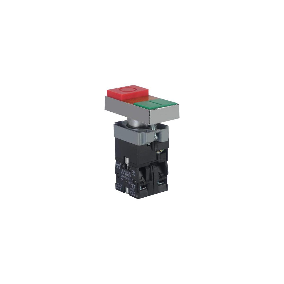 Double-position lighted button (LAK39E-BL8425)