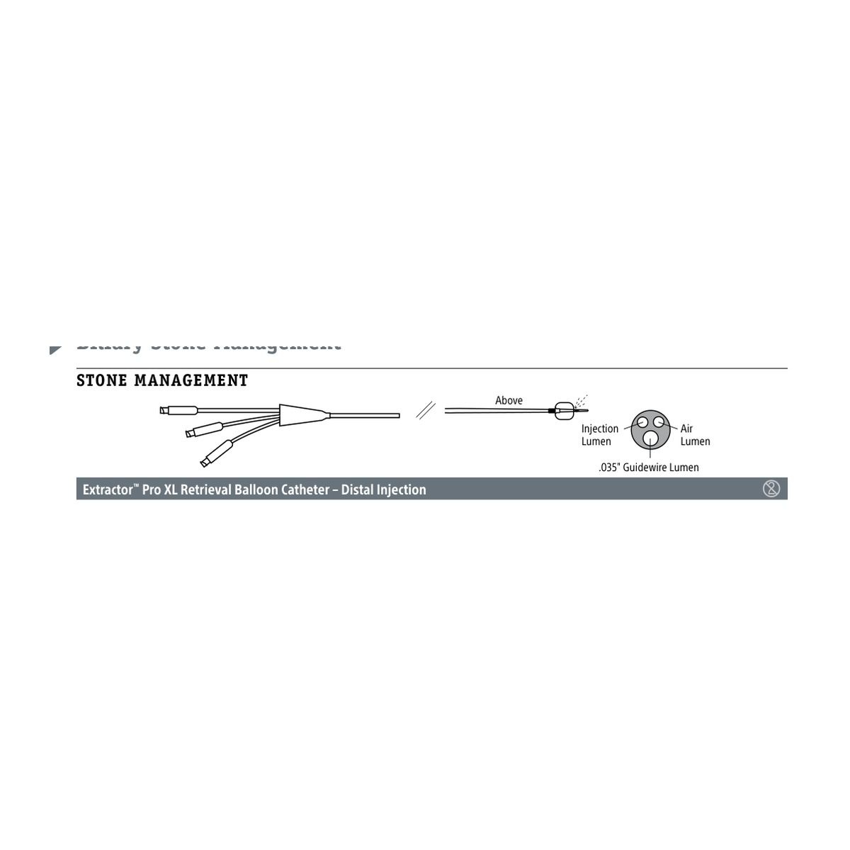 Boston Scientific Extractor ™ Pro XL Retrieval Balloon Catheter – Distal Injection